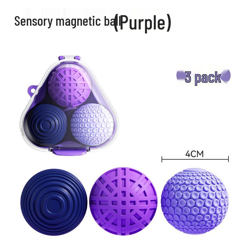 Colorful Silicone Magnetic Sensory Balls - Creative Decompression Toys