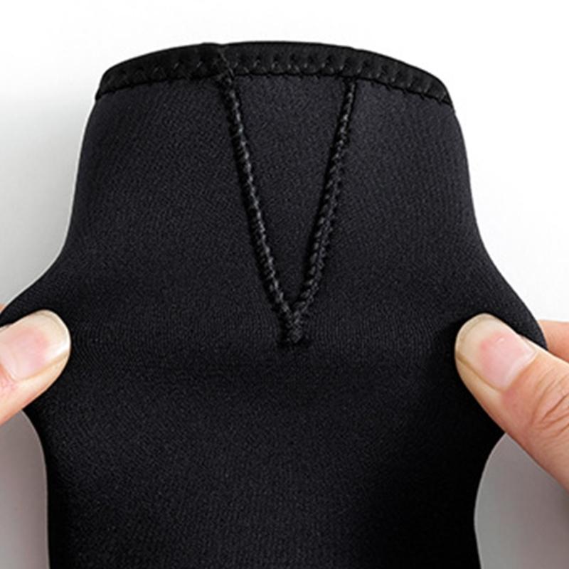 Wetsuit Winter Gloves with Adjustable Waist Strap for Scubas Diving Warm Water Gloves, 5mm Neoprene Five Finger Gloves