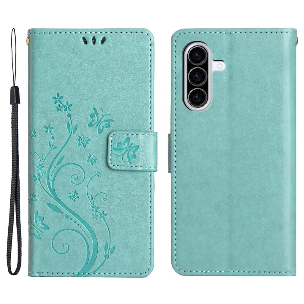 For Samsung Galaxy A26 5G Case PU Leather Phone Wallet Cover with Strap