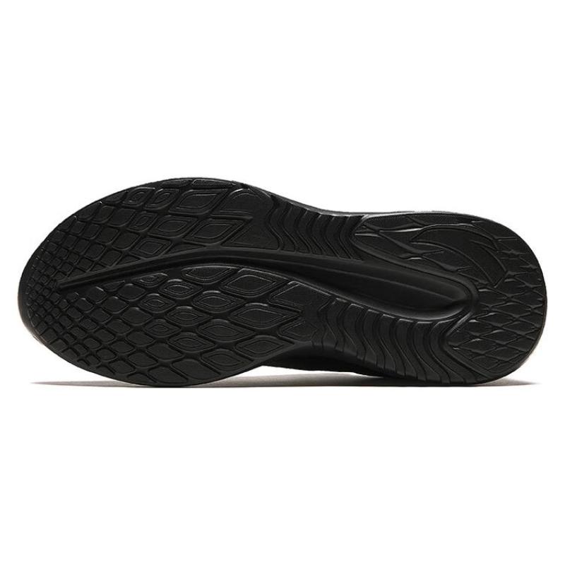 Anta Breathable And Lightweight Low top Casual Running Shoes Men's Black Sneakers 112515577R-1
