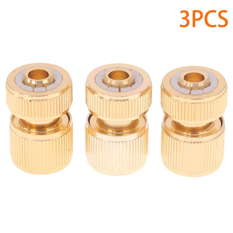 1/2" Quick Connect Hose Coupling, High Pressure Garden Irrigation & Car Wash Connector, 1/2/3Pcs Hydraulic Coupler