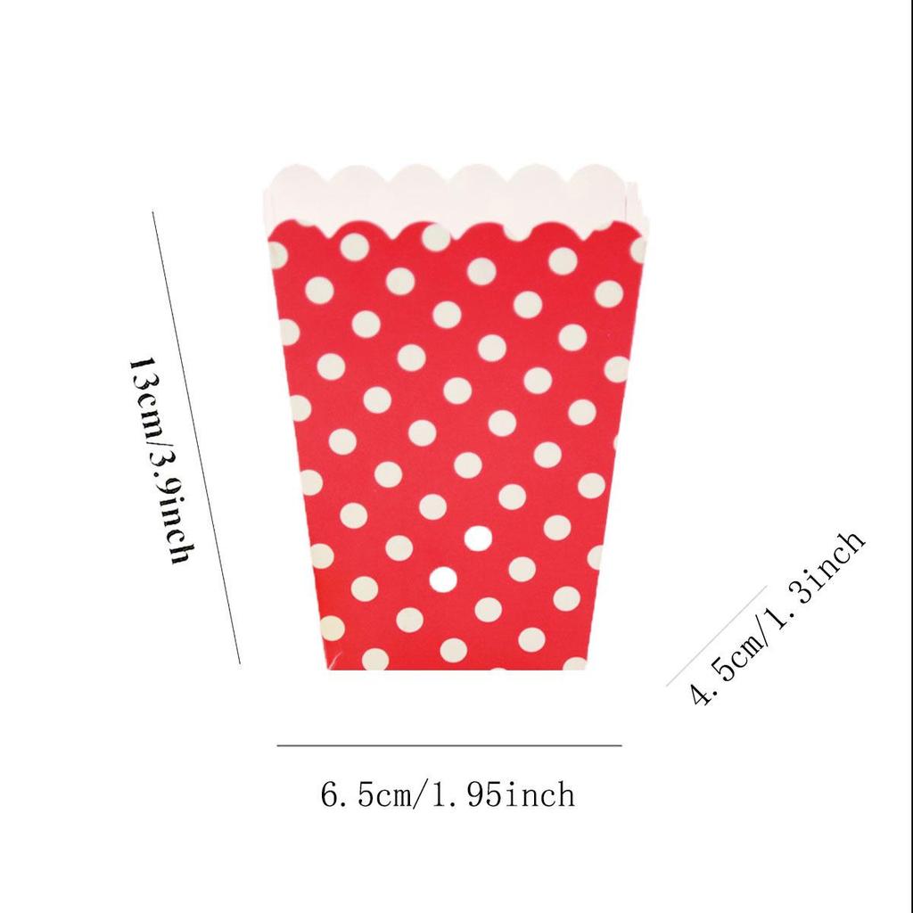 Creative Popcorn Box Party Supplies - Birthday Decorations & Disposable Party Accessories