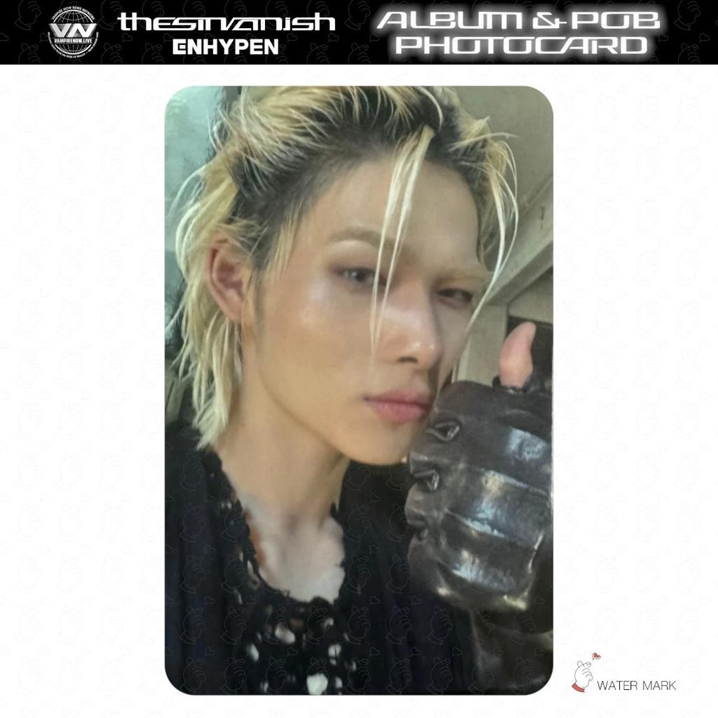 VORBESTELLUNG ENHYPEN THE SIN VANISH ALBUM Fotokarte Japan POB Glücksziehung OFFIZIELL FORBIDDEN AFTERLIGHT STORM FUGITIVES