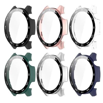 Full Coverage Smartwatch Case Scale Engraves Smartwatch Protections Integrated Screen Protector Suitable for Watch GT5
