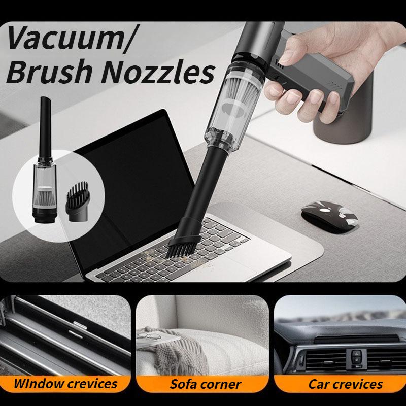 Mini Handheld Turbo Fan - High-Speed Rechargeable Fan, Portable Air Blower, Car Vacuum, and Inflator for Outdoor Adventures