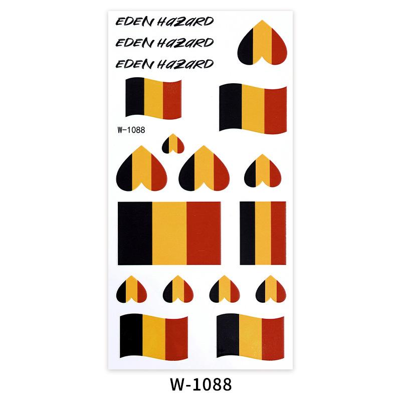 World Cup Holiday Tattoo Sticker Waterproof Children'S Cartoon Tattoo Sticker Direct Sticker Tattoo