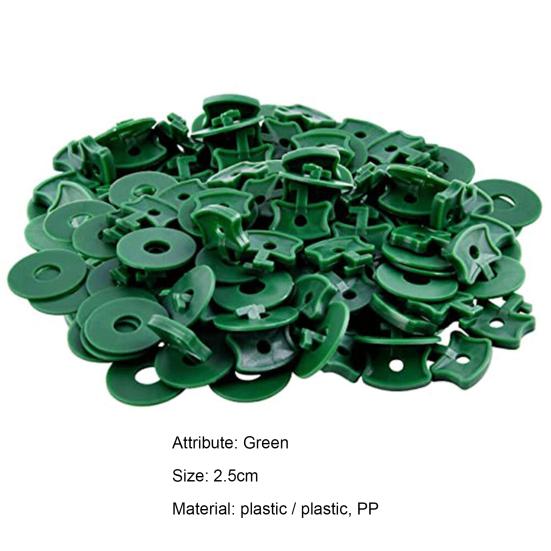 1 Set Greenhouse Film Clamps Compact Removable Plastic Glasshouse Fixing Clips Washers for Courtyard