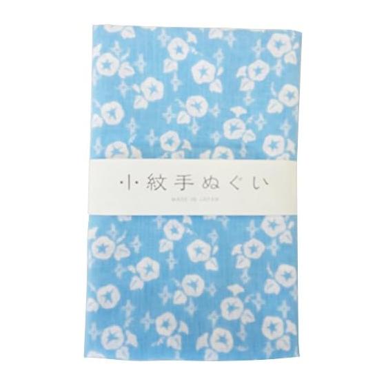 Miyamoto Tenugui Small Pattern Tenugui Morning Glory 33x90cm 33224 Japanese Hand Towel with Small Pattern, Versatile for Neck or Handkerchief,