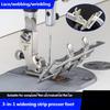 Sturdy Steel Presser Foot for Flatbed Sewing Machines Extended Designs Improved Cloth Stability Expert Tailoring
