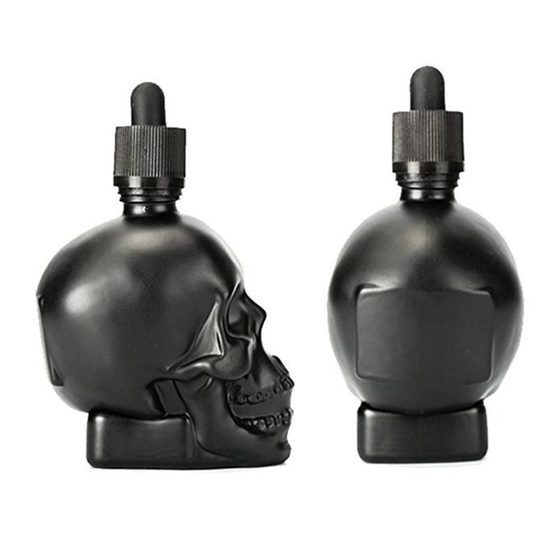 Glas Sprüh Tropfflasche Bitter Schädel Bitterflasche für Bittermedizin Tropfer BITTERFLASCHE 30/60/120ml