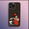 Phone Case For iPhone 16,15,14,13,12,11 Plus,Pro,Max,XR,XS,Plus,E,Mini Transparent Cartoon Funny Barber Shop Cover