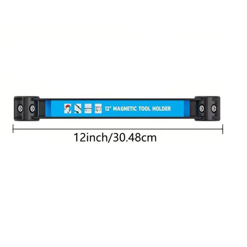 8,12,18,24inch Space Saving Metal Organizer Rack Strong Magnet Tool Magnetic Tool Holder Heavy Duty Tool Bar