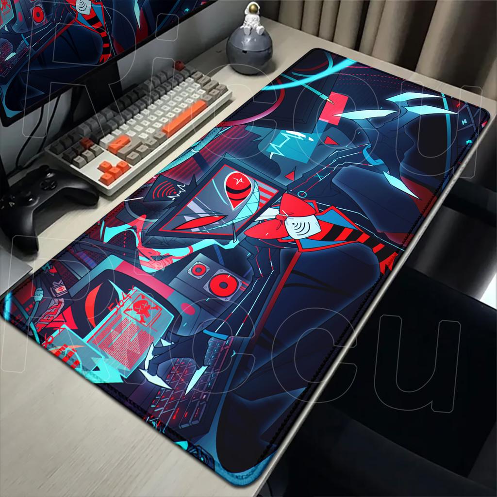 HD XXL Anime Gaming Mouse Pad Rug Hazbin Hotel 40x90cm Game Computer PC Accessories Tabletop Keyboard Pads Coaster Gamer Carpet
