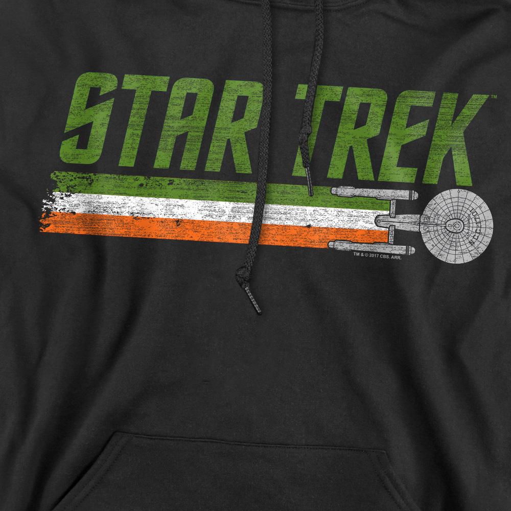 Star Trek Mens Irish Enterprise Hoodie
