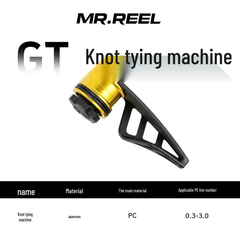 MR.REEL Professionelles Ködervorfach GT Knotenbindewerkzeug zum effizienten Binden von Angelschnüren.