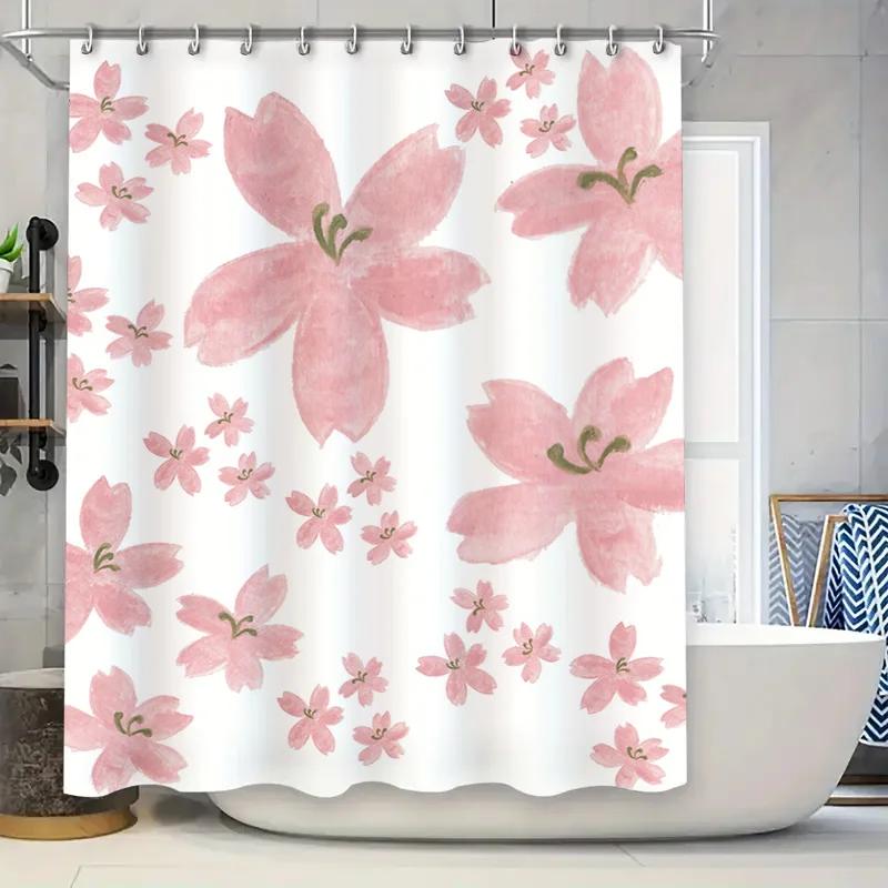 

Colorful Butterfly Shower Curtain Splashy Rainbow Colors Bathroom Decor for Kids and Adults Easy Installation Rings Included 90x180cm