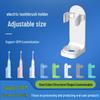 Punch-Free Wall-Mounted Toothbrush Holder for Adults & Children - Bathroom Storage Rack for Electric & Manual Toothbrushes