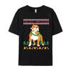Bulldog Feliz Navidad Ugly Christmas Sweater T-Shirt