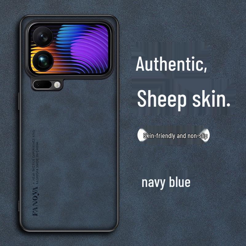 Xiaomi 17 Pro/Pro Max Leather Phone Case: Full Coverage, Anti-Drop, Frosted Protection.