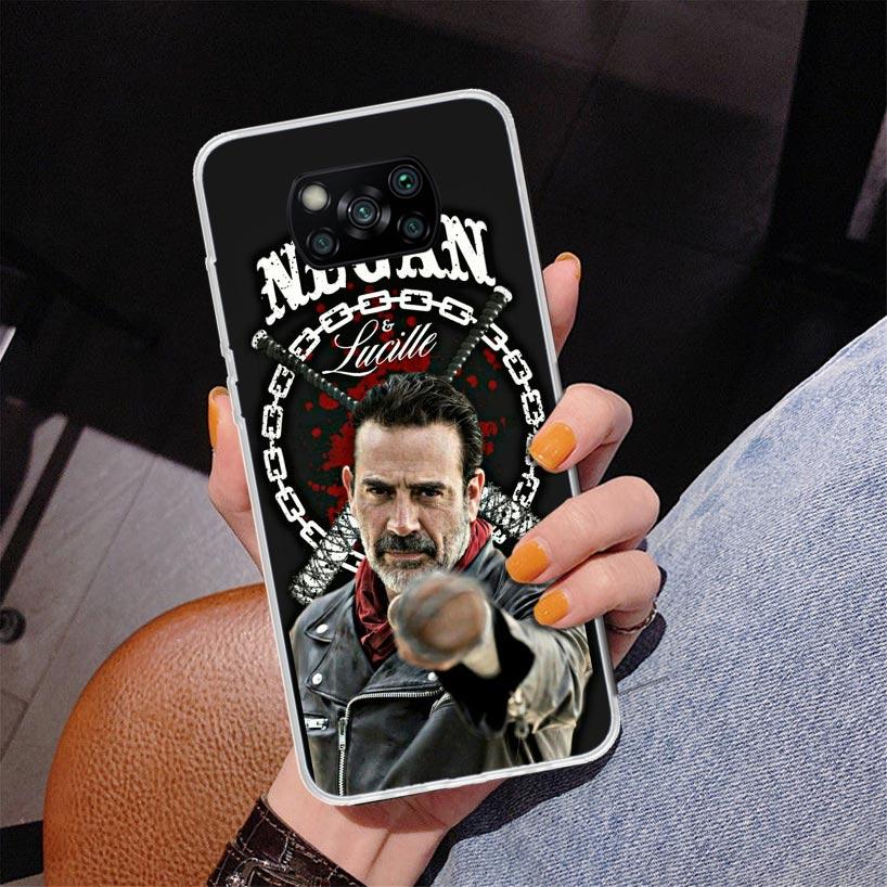 Negan The Walking Dead Phnoe Case for Xiaomi Poco X5 X6 X7 Pro X4 Gt F7 Ultra M8 M7 Redmi 15C 15 13C 13 12C 12 Unique Cover Coqu