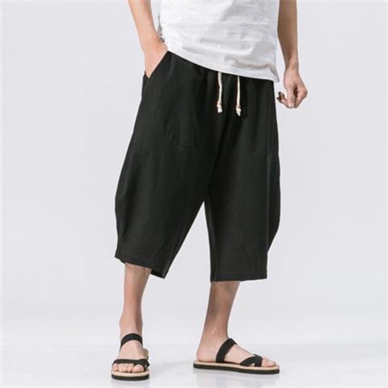 Streetwear Çapraz Pantolon Erkek Harajuku Günlük Harem Pantolon Erkek Bol Yüksek Kalite Jogger Eşofman Altı Kadın Büyük Beden Yazlık M-4XL