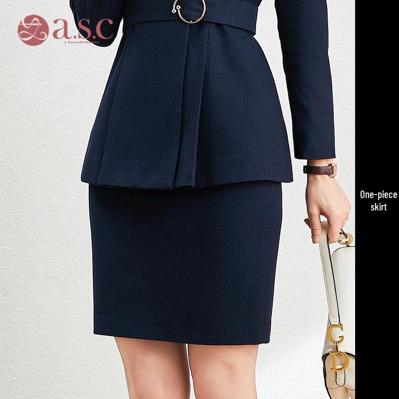 Spring & Autumn Women's Professional Suit Set: Korean Style Formal Workwear for Managers