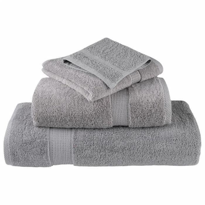VidaXL Serviettes de Bain de Qualité Supérieure 10 pcs, Serviettes de Douche, Draps de Bain, Serviettes d'Invité de 137313