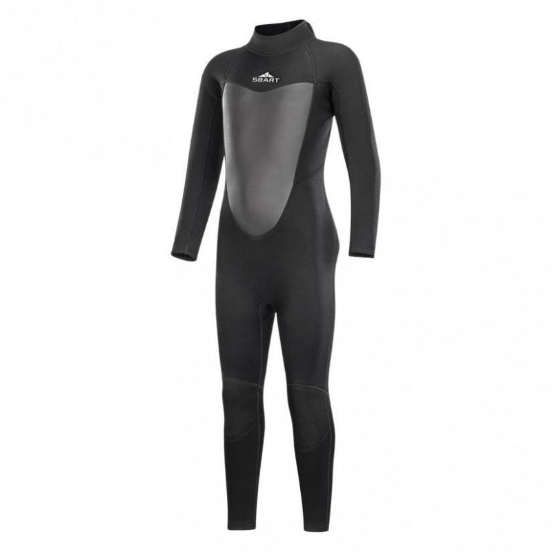 Kids Winter UV Protection Full Body Wetsuit Long Sleeve Quick Dry Snorkeling Swimsuit Boys Girls