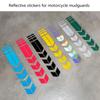 Scooter Mudguard Decals Graphics Motorcycle Mudguard Stripe Decoration Sticker Motorbike Accessories Reflective Tape