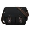 Herentas Retro Messenger Bag Canvas Tas Enkele Schouder Horizontaal Slijtvast Heren Commuter Tas Mode Schoudertas