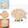 Wooden Childrens Color Memory Game For Early Education And Focus Development