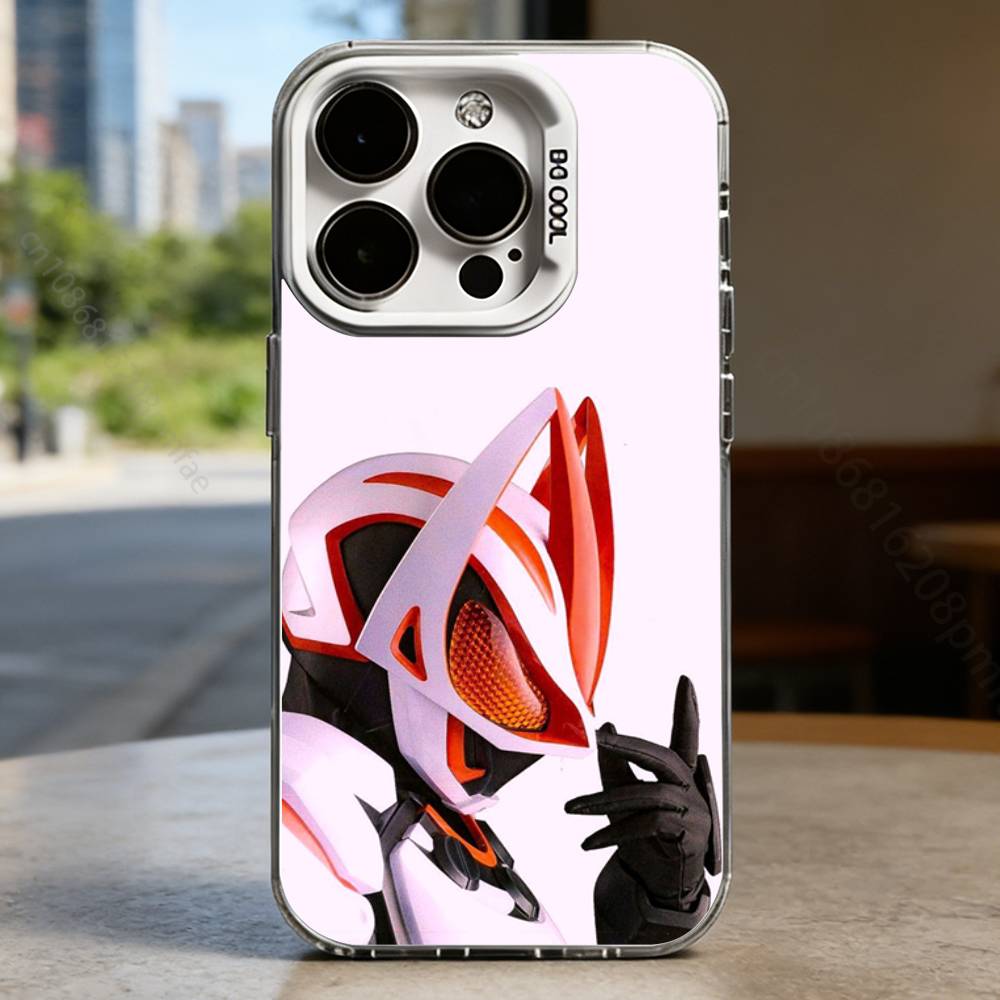 Kamen R-Rider Case for iPhone 16 15 14 13 12 11 Pro Max Plus Air 16E X XR XS Max Hard Shockproof Bumper Cover