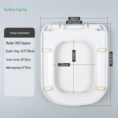 Huá Dū Soft-Close Quick-Release Toilet Seat