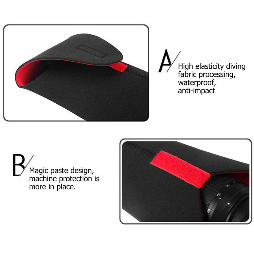Camera Lens Bag Pouch Case Protector Functional Waterproof Neoprene S M