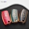 Fashion TPU Car Flip Key Case Cover Shell Fob for Ford Focus 2 MK2 Fiesta Mondeo Galaxy Ecosport Kuga Escape Falcon B-Max C-Max