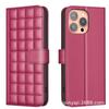 Applicable To iphone16E14 Mobile Phone Leather Case, Flip Mobile Phone Case Samsung Xiaomi Card Magnetic Case 16PROMAX