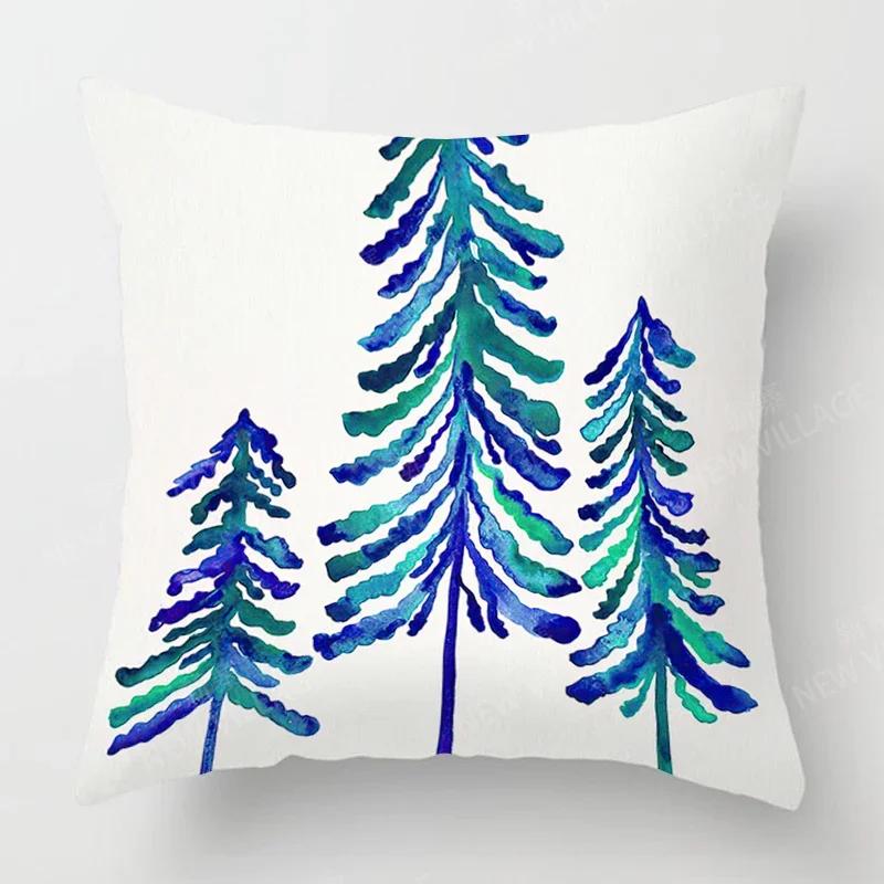 Home Decor Colorful Floral & Nature Pattern Pillow Covers Pattern Cushion Cover Suitable for Sofa Bedroom Car Pillow Cover