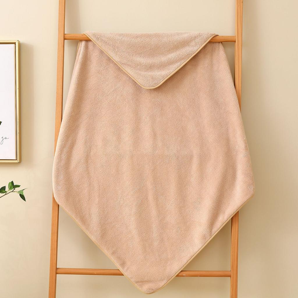 Baby Children Bath Towels Newborn Quilt Bag Towel Bag Quilt Coral Fleece Wrap Towel Embroidered Blanket Animal Eye Closed Hooded Cape