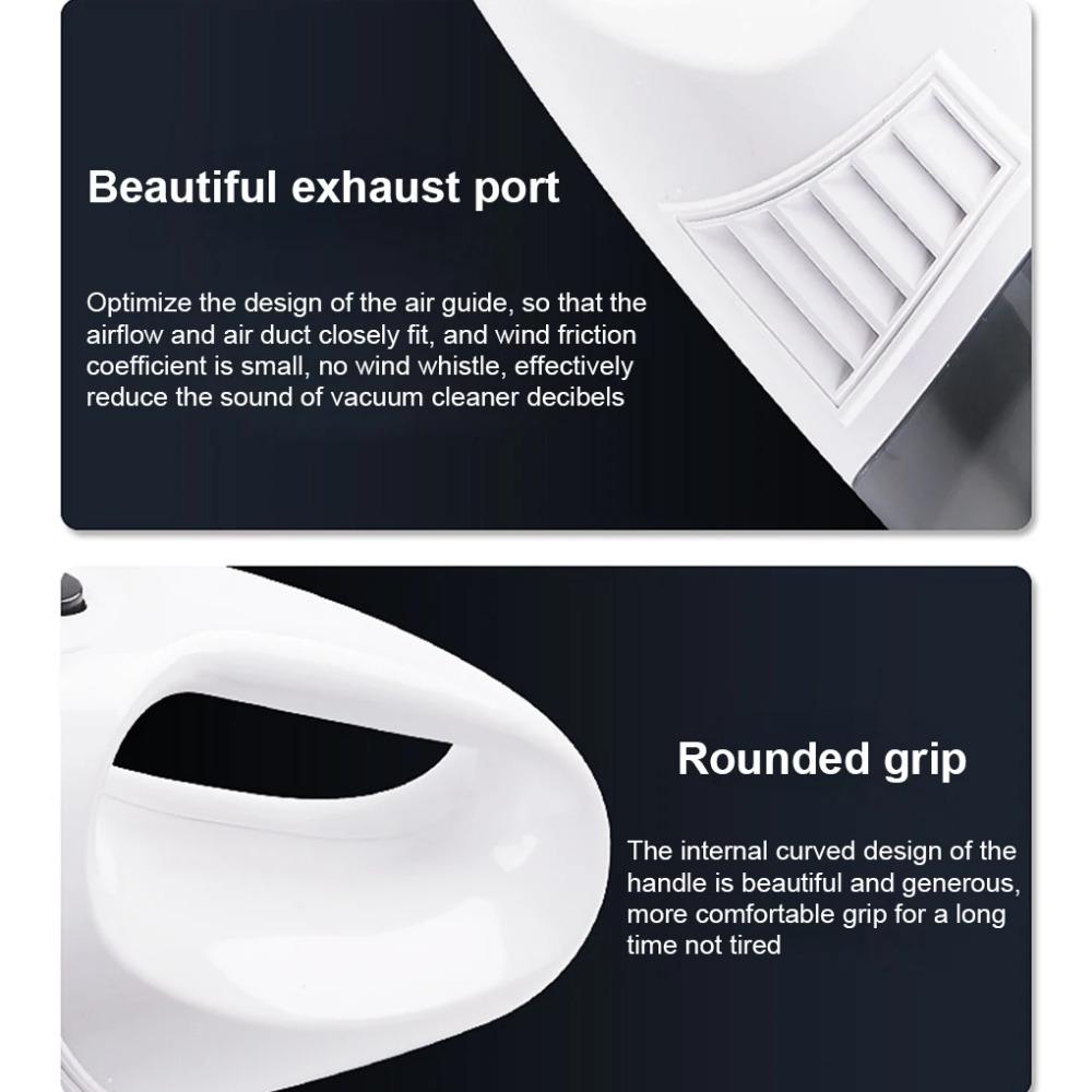 Portable Car Vacuum Cleaner Wired Rechargeable Household Handheld Automatic Vacuum Cleaner 3200kpa High Suction Power