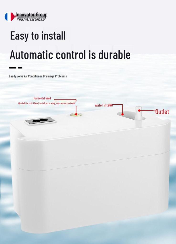 Automatic External Condensate Drain Pump for Air Conditioner Cabinet - Compact Lifting Pump for Home Use