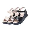 Womens Sandals High Quality Leather Casual Sandals Fashion Wedges Platform Sandals for Women Outdoor Non Slip Women Beach Sandal
