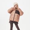 Tanboer Kids' Hooded Color-Block Short Puffer Down Jacket