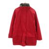 LANDS' END 90s Old Mountain Parka M Red Cotton Filling Women Used