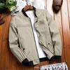 Men's Fashion Baseball Jacket Loose Casual Spring Autumn Bomber Jackets Men Stand Collar Outdoor Sport Windproof Coats
