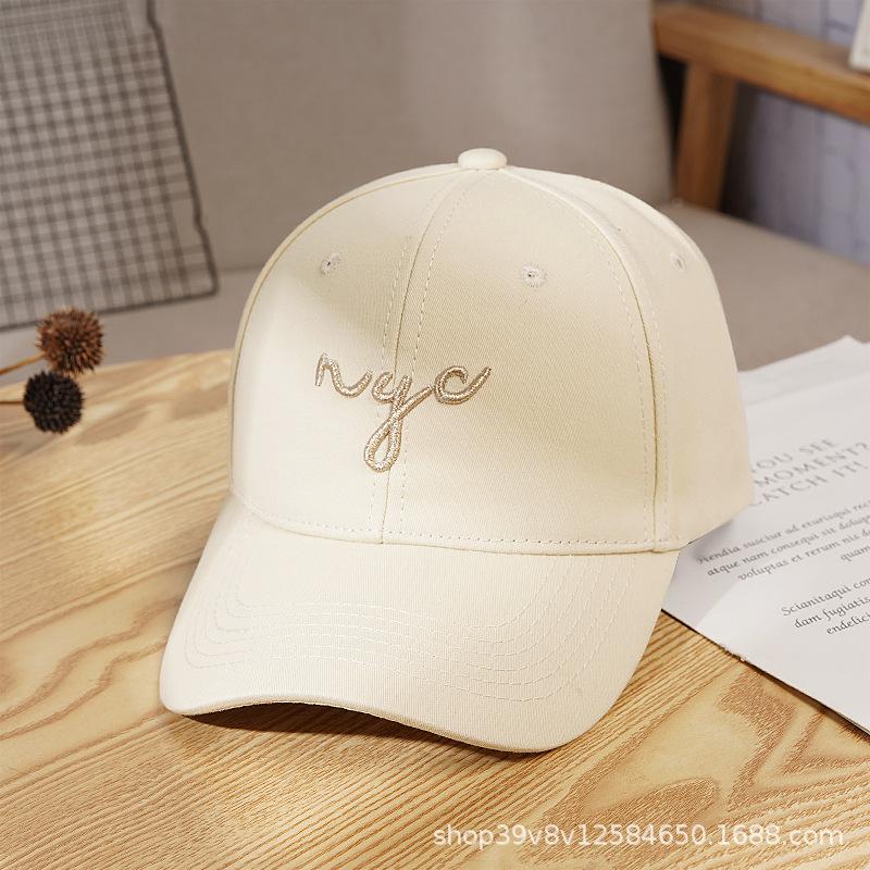 Hut Damen neuer Sonnenschutz Sommer Bonbonfarbe Baseballkappe Buchstabenstickerei Kappe Paar Sonnenschirm Herrenhut