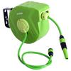 Garden Hose Reel, Automatic Roll-Up, with Spray Gun