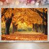 2D Plane, 1 Piece of Magical Autumn - Vibrant Fallen Leaf Tree, Suitable for Birthdays and Other Occasions