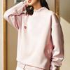 Anta Casual Φαρδύ Φούτερ με Στρογγυλή Λαιμόκοψη Unisex Ρούχα Πουκάμισα Μαλακό Ροζ 172528703-1