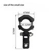 2pcs Motorcycle Spotlight Mount Clamp Bracket Aluminum Alloy LED Light Bar Tube Holder for Motorcycle Scooter Dirt Pit Bike SUV