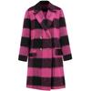 2025 Winter New Long Plaid Double-sided Wool Coat Women's Elegant Lapel Woolen Outerwear for Europe and America
